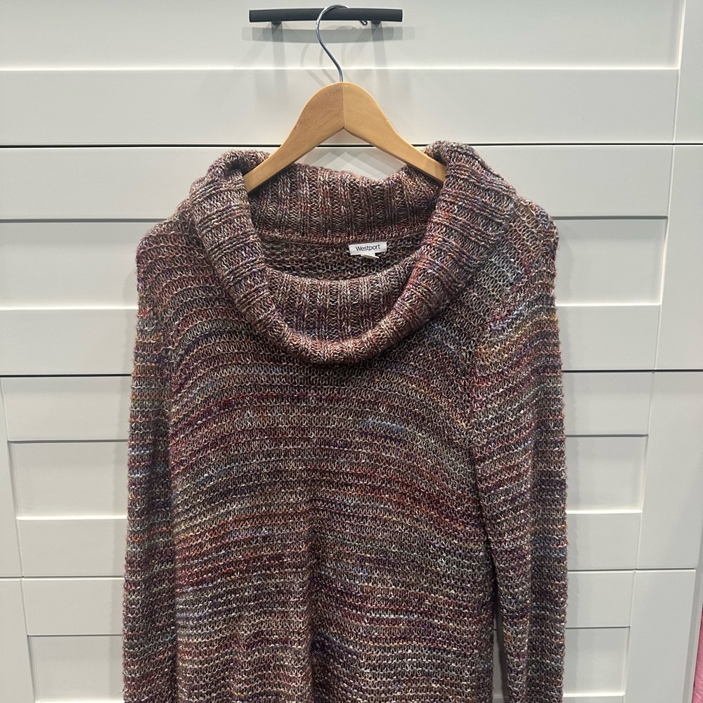 Westport Marled Cowl Neck Sweater